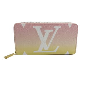 Louis Vuitton Wallet By the Pool Zippy Rose Pink Clair Round Zip Long